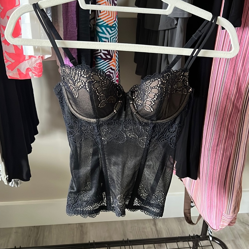 Sheer corset